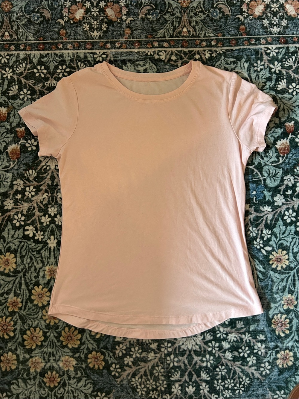Pink short sleeved shirt